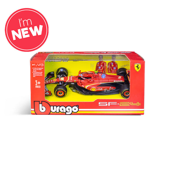 Ferrari SF-24 #55 F1 2024 Carlos Sainz 1:43 Scale Bburago Diecast Model