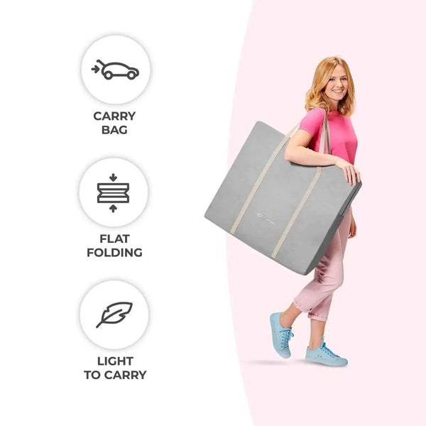 Kinderkraft Lovi 3 in 1 Baby Crib - Grey