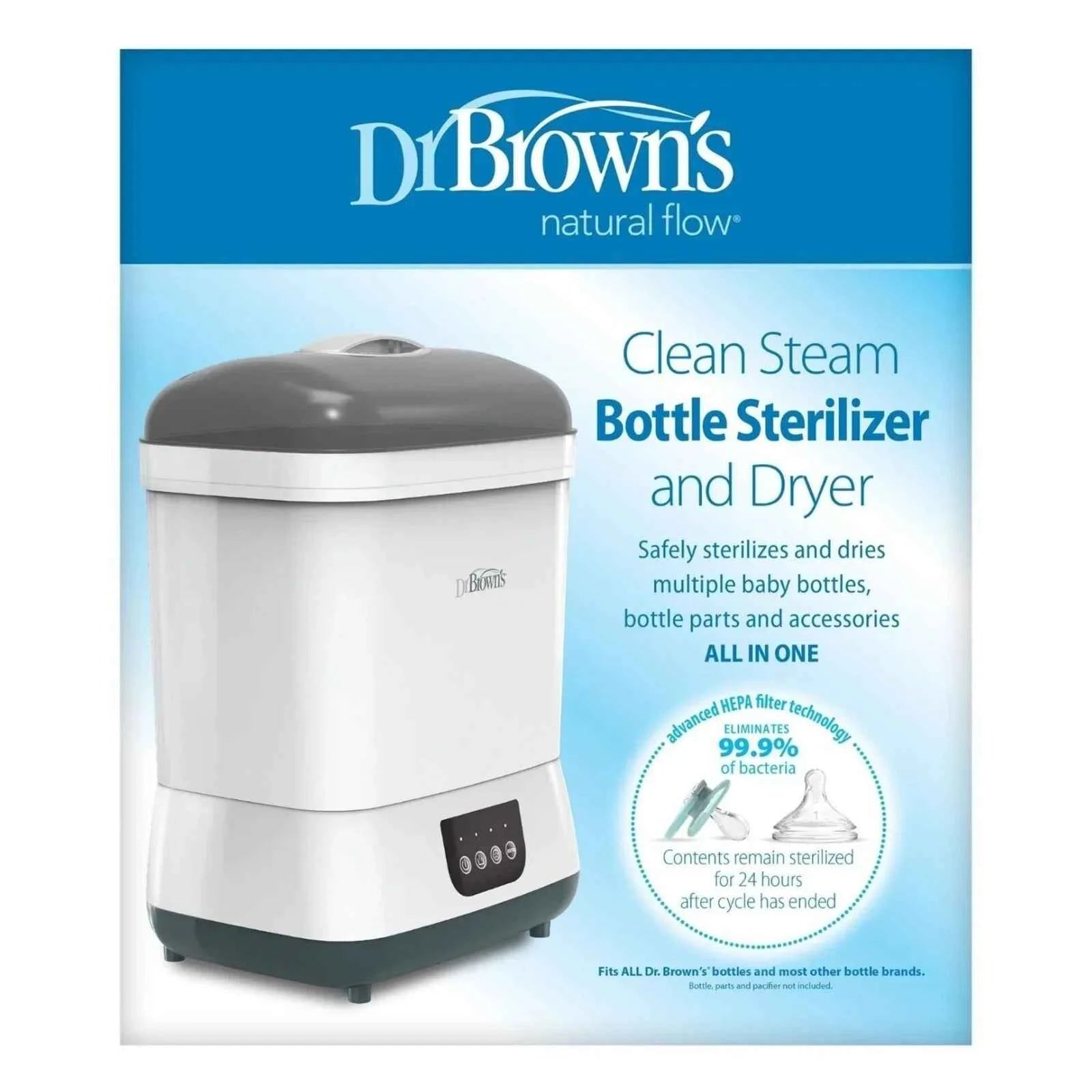 Dr. Brown's Clean Steam Bottle Steriliser & Dryer