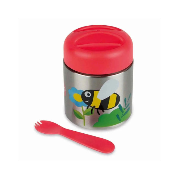 TUM TUM Thermal Food Flask with Magnetic Spork - Ladybird