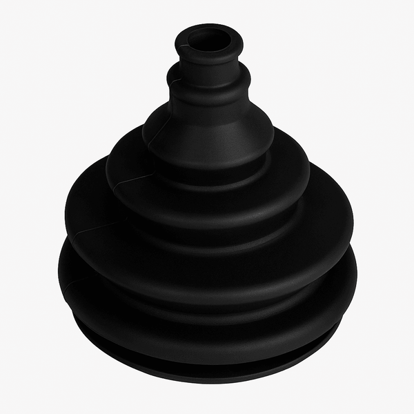 Cable Boot Flushmount Ø70mm (Ø50mm cut-out) — Black Rubber | 4Boats