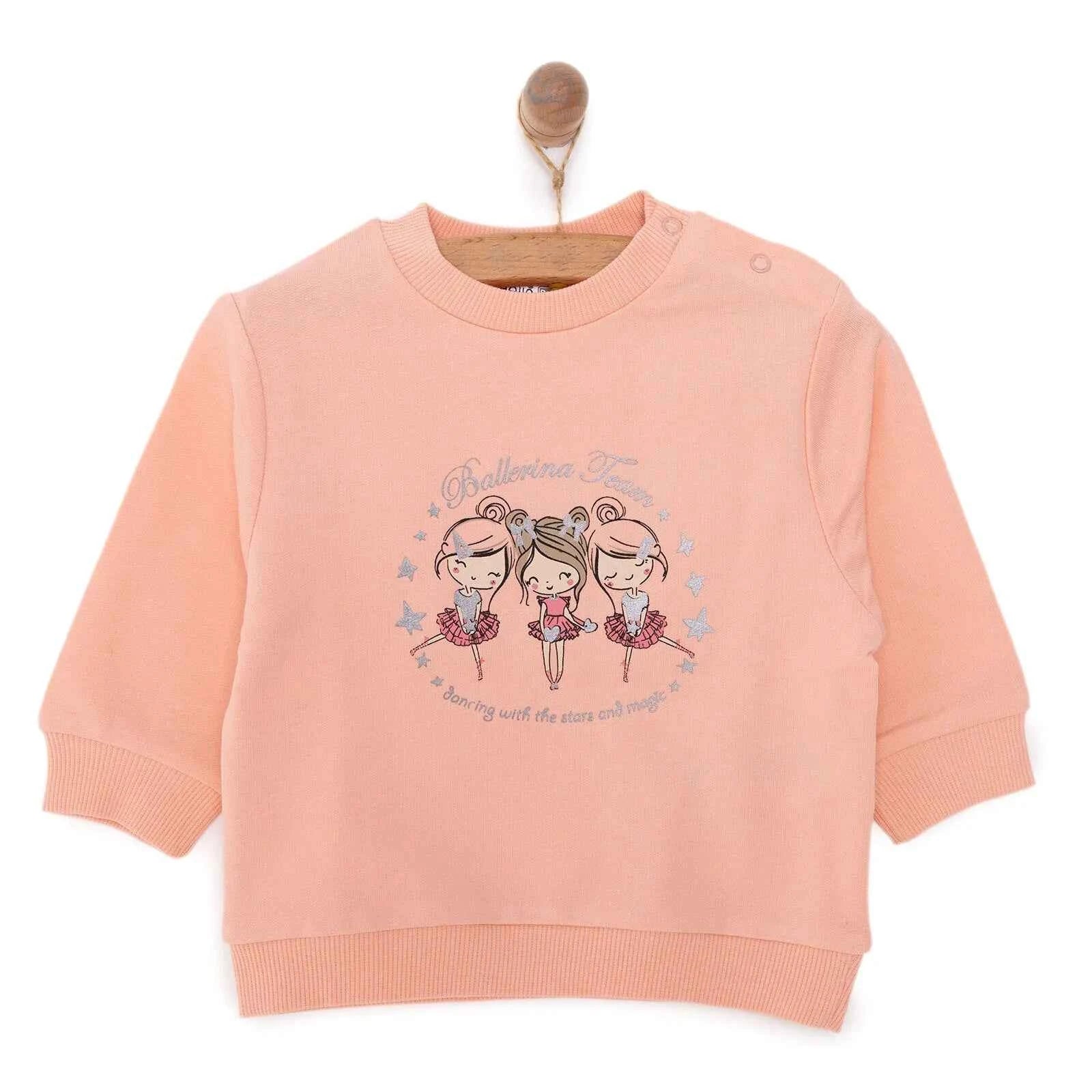 HelloBaby Basic Baby Girl Sweatshirt - Pink