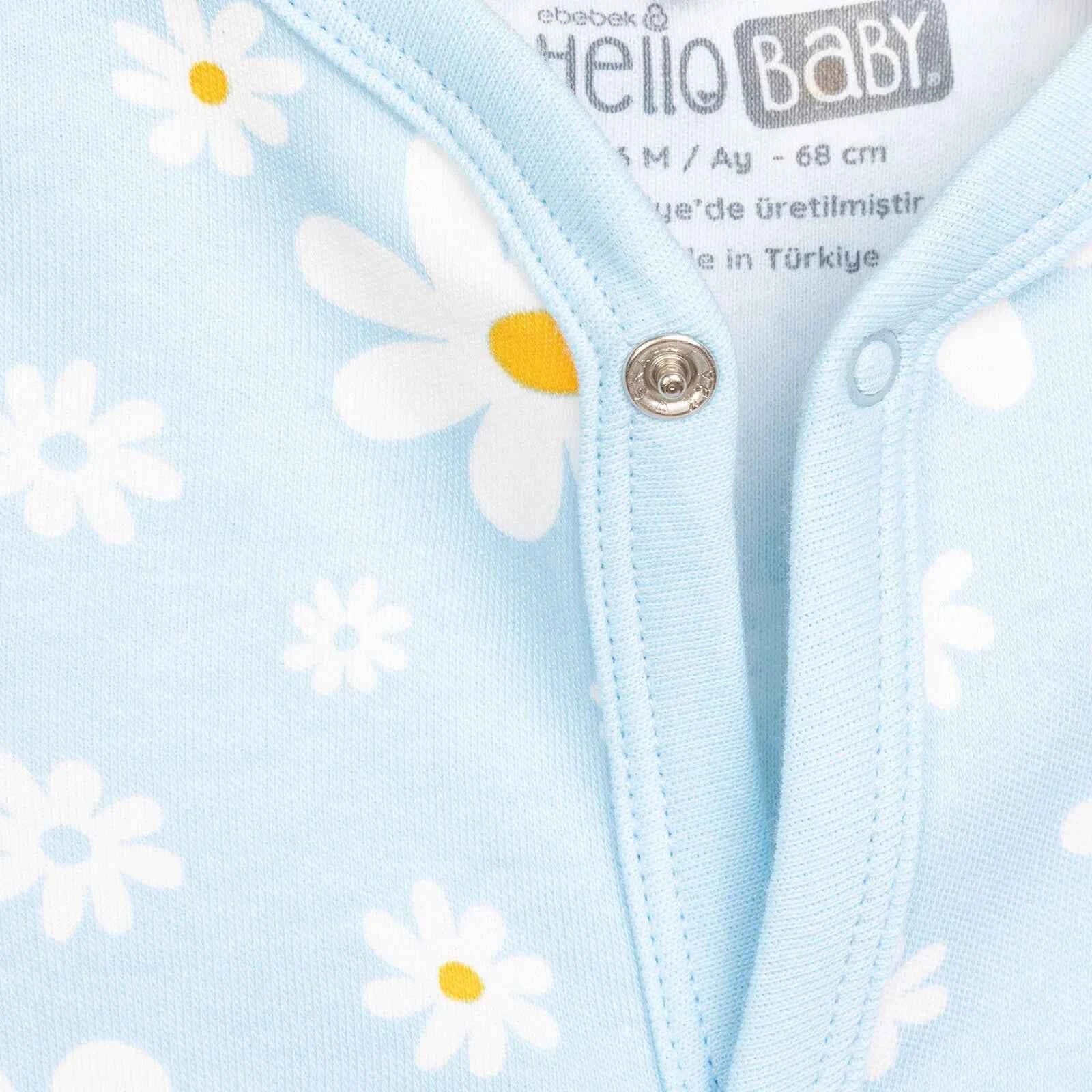 HelloBaby Girl Jumpsuit-Hat - Blue