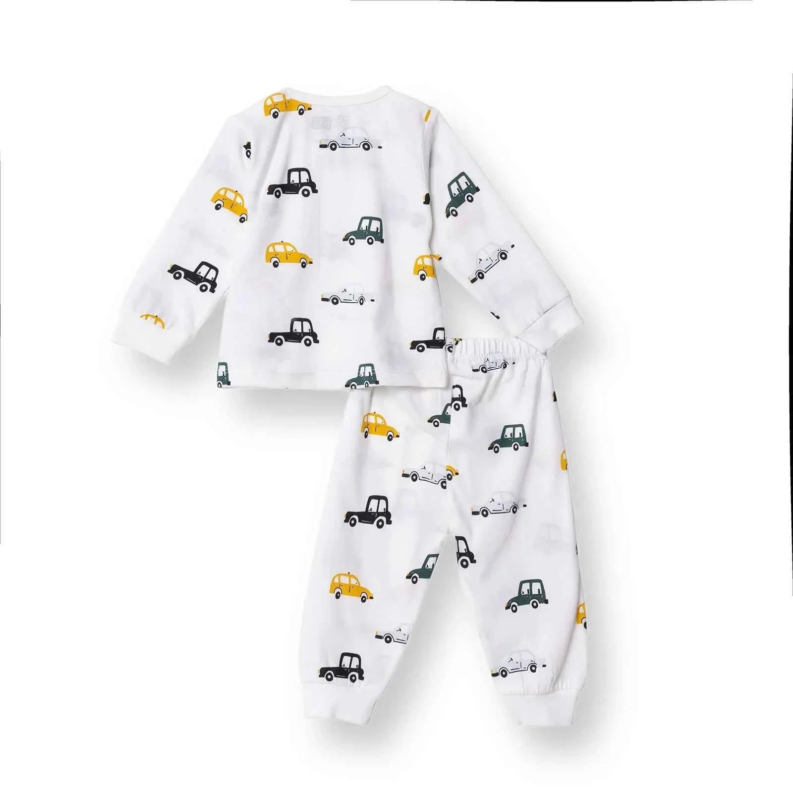HelloBaby Long Sleeve Pyjamas Set - Ecru