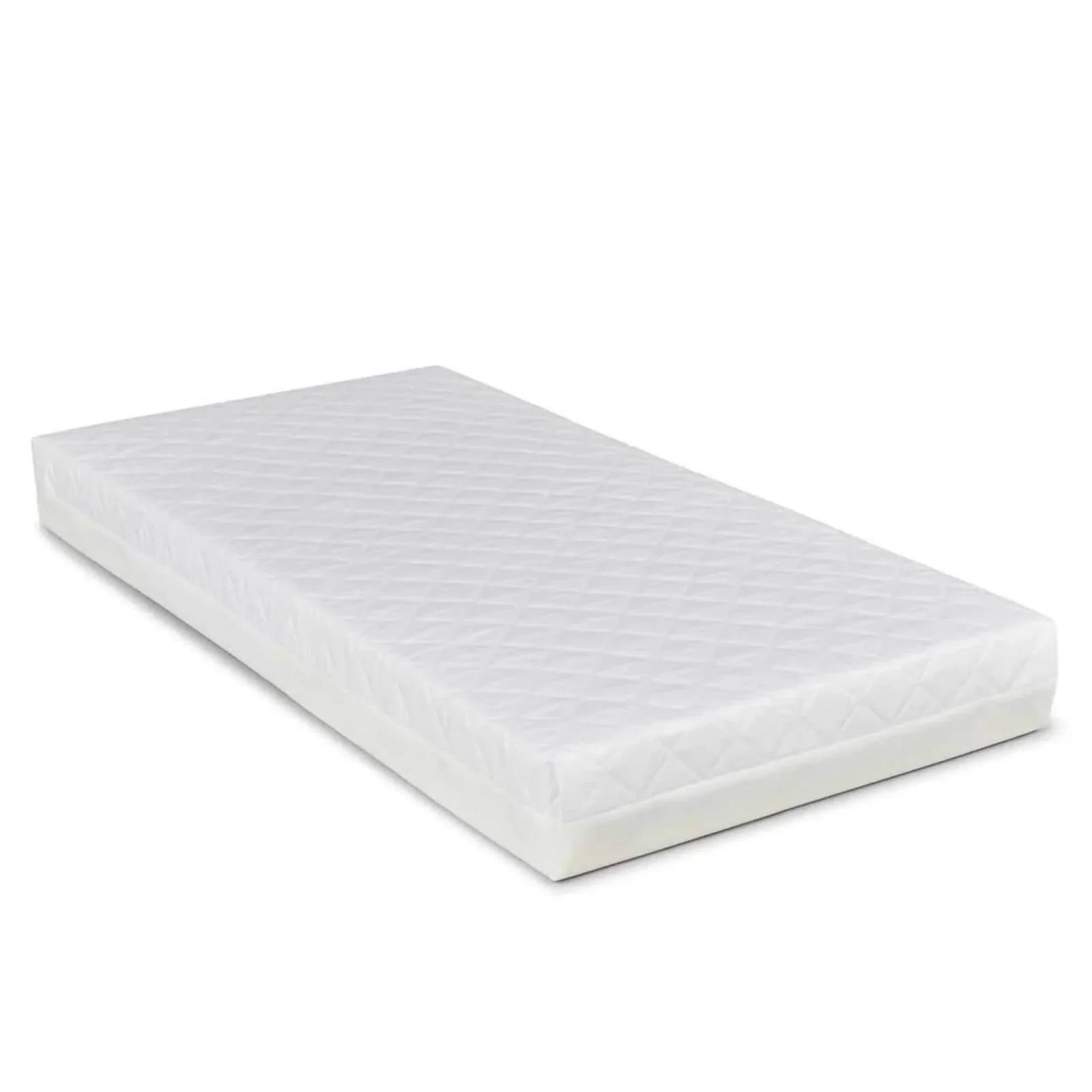 Ickle Bubba Coleby Mini Cot Bed White - Premium Sprung Mattress