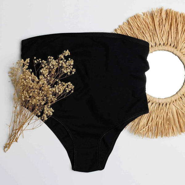 baby mom High Waist Pregnancy Brief - Black