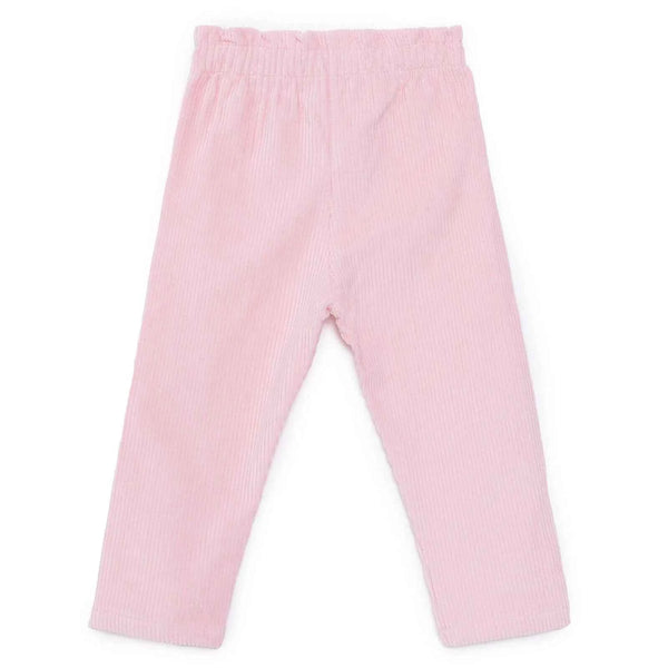 HellloBaby Velvet Trousers - Powder