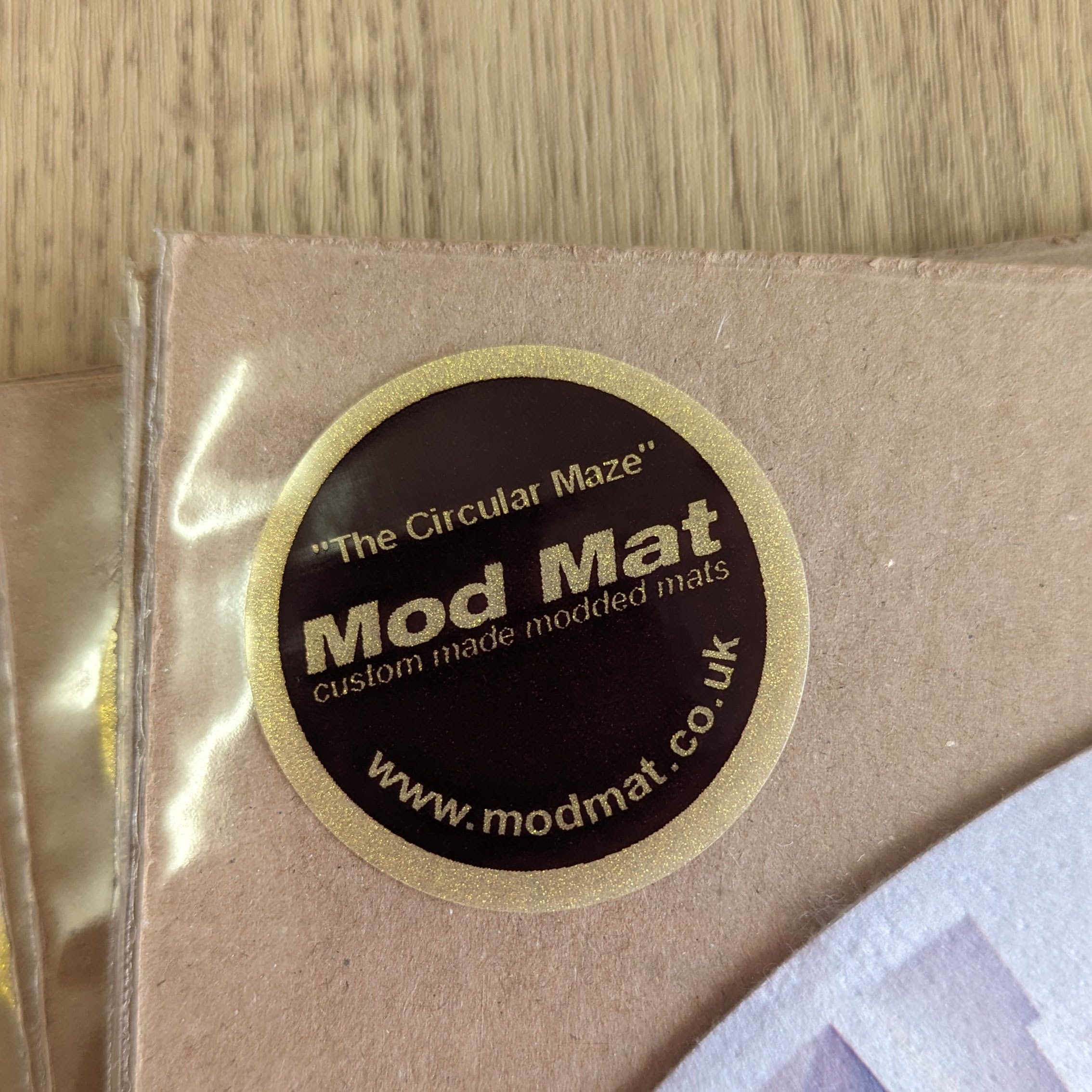 The Circular Maze Slipmat - 7 & 12 inch LP Vinyl DJ Pro Turntable Slip Mat Record Player Technics 1210 DJ Turntablist