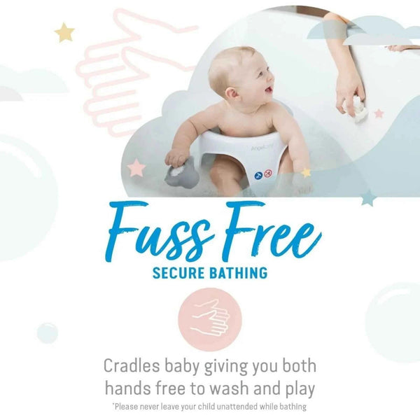 Angelcare Soft Touch Baby Bath Seat - Grey