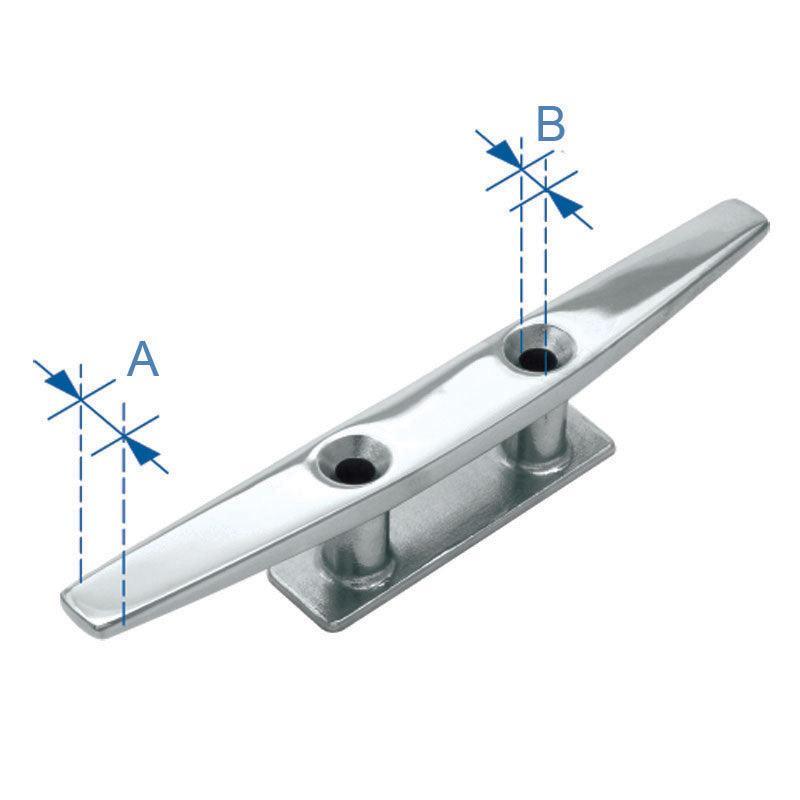 Blue Water Cleat Inox 316 100mm | 4Boats