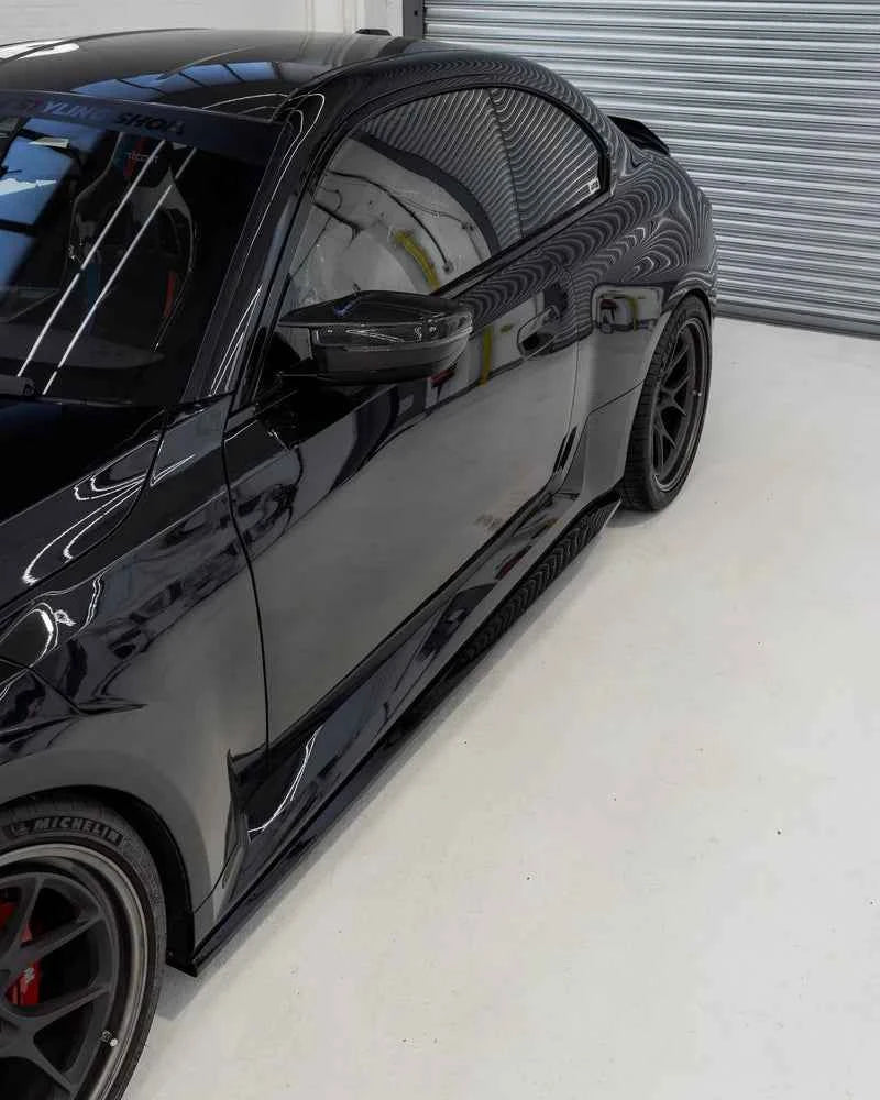 BMW M2 G87 EVO-S Gloss Black Side Skirts by ZAERO (2023+)