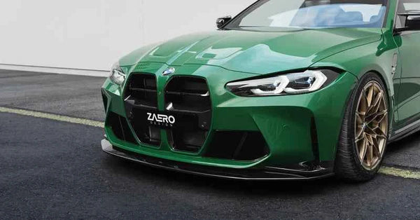 BMW M3 G80 G81 & M4 G82 G83 EVO-S Gloss Black Front Lip by ZAERO (2021+)
