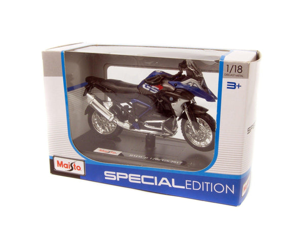 BMW R 1200 GS 2017 blue - 1:18 Scale Motorbike Model