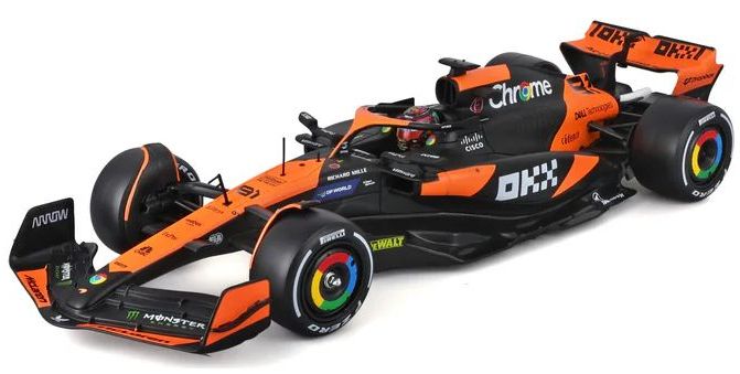 McLaren F1 Team MCL38 #81 Oscar Piastri F1 2024 1:24 Scale Bburago Model Car