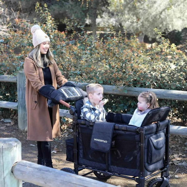 Wonderfold W2 Luxe Double Wagon - Charcoal Grey