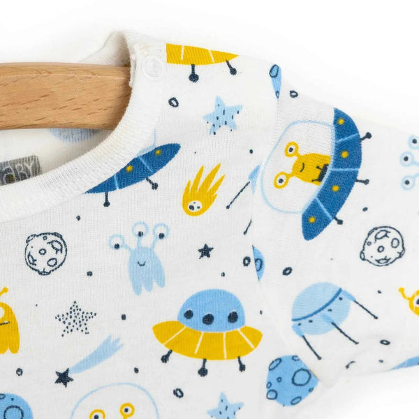 HelloBaby Baby Boy Short Sleeve  Body - White