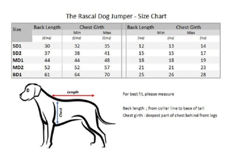 The Rascal Dog Jumper in Grey