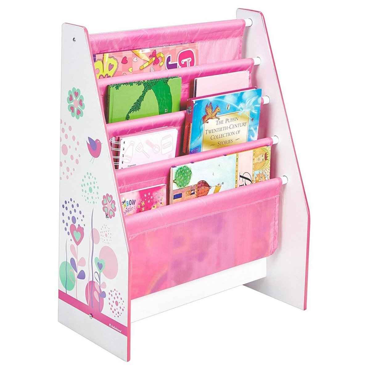 Hello Home Kids Sling Bookcase - Flowers and Birds