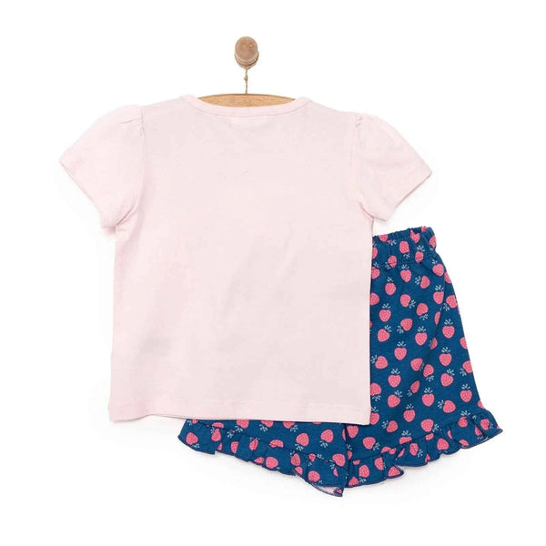 HelloBaby Girl Strawberry Patterned T-shirt - Pink