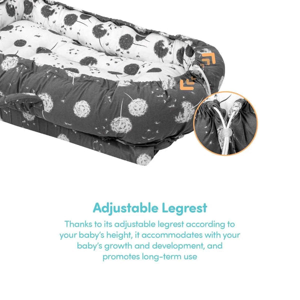 baby plus Mother Side Baby Reflux Bed - Dandelion