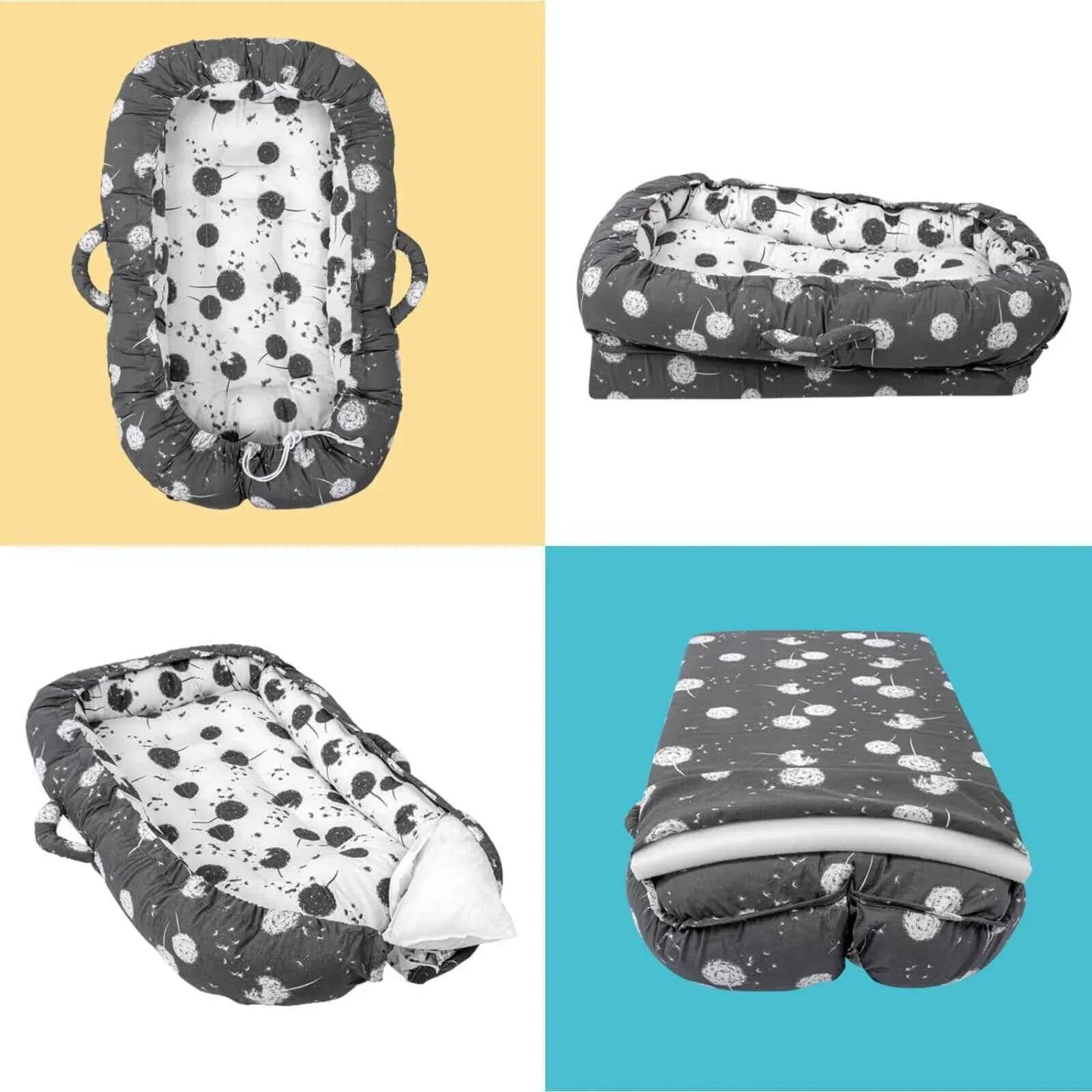 baby plus Mother Side Baby Reflux Bed - Dandelion