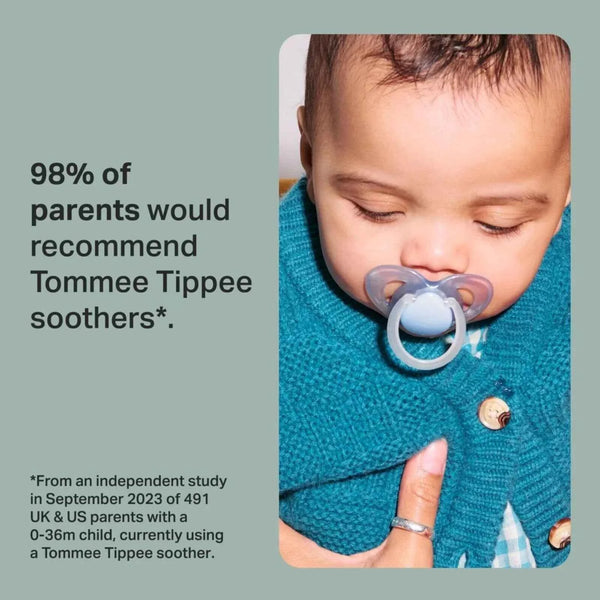 Tommee Tippee Night Time Soother 18-36 months Pack of 2 Assorted