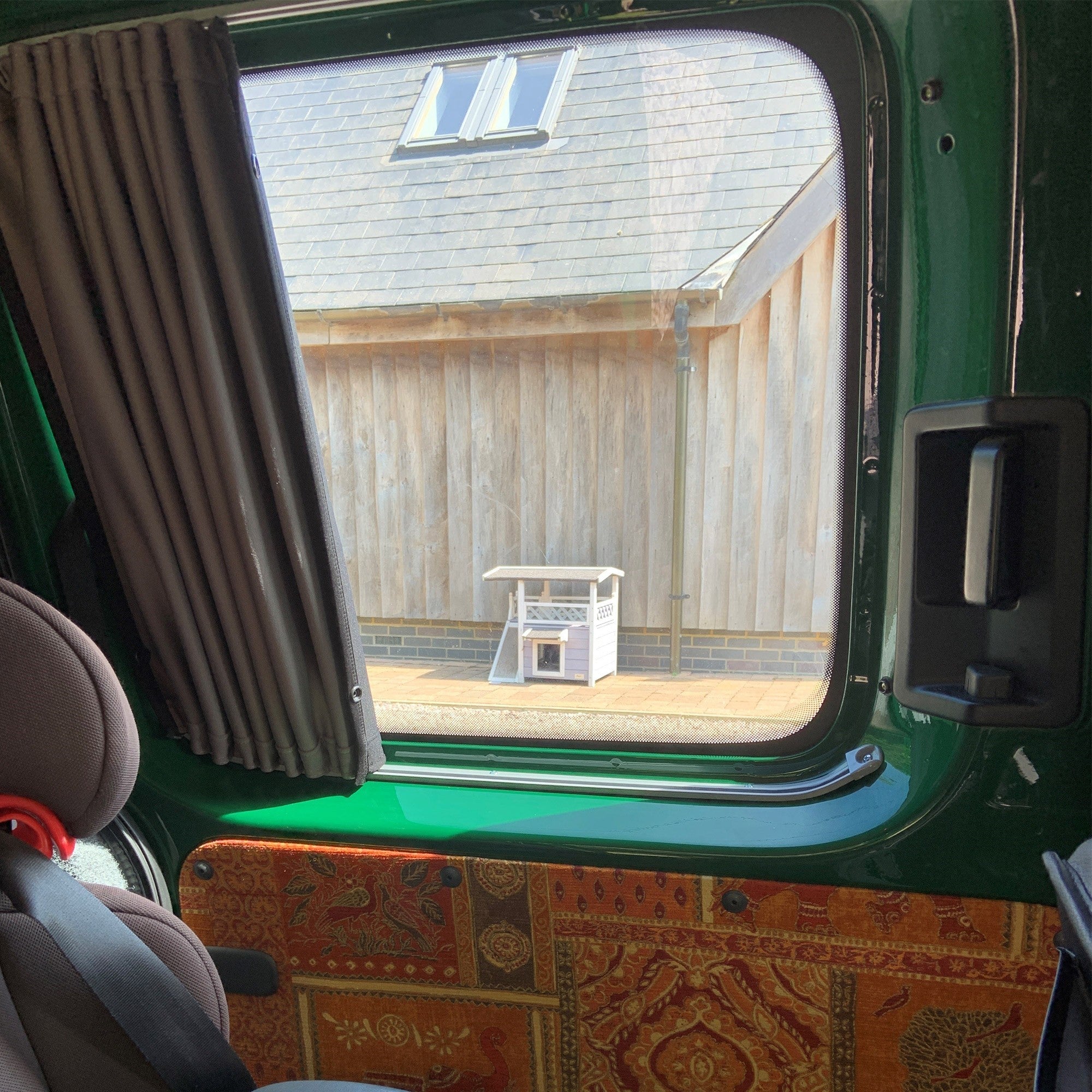 For VW Caddy Premium 1 x Side Sliding Door Window Curtains Van-X