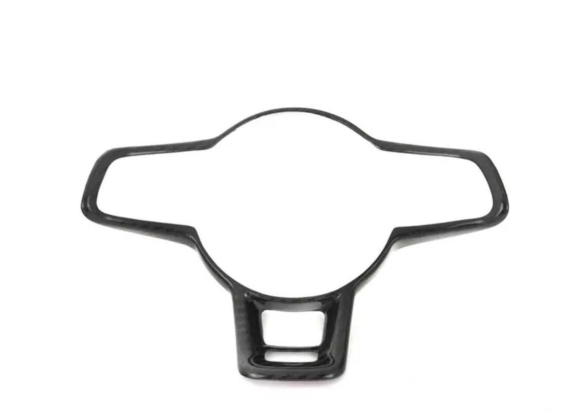 ECS Tuning Steering Wheel Hub Overlay - Black Carbon Fibre - Golf MK7/MK7.5