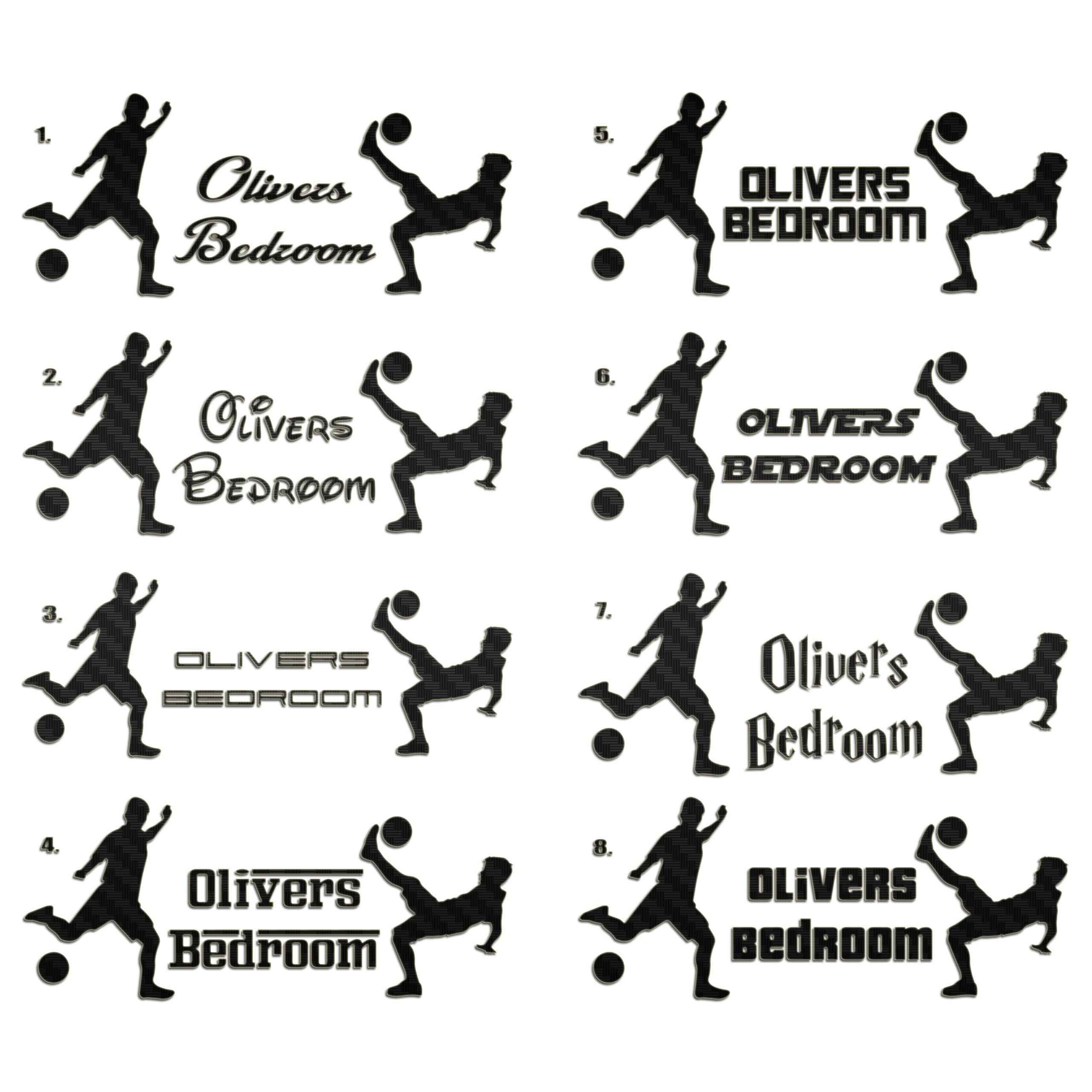 Boys Bedroom Door Sticker