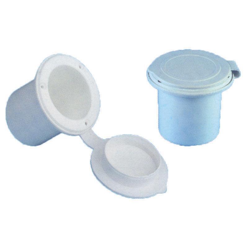 Case Round Shower Head Cover w/ Lid 66 mm White | 4Boats