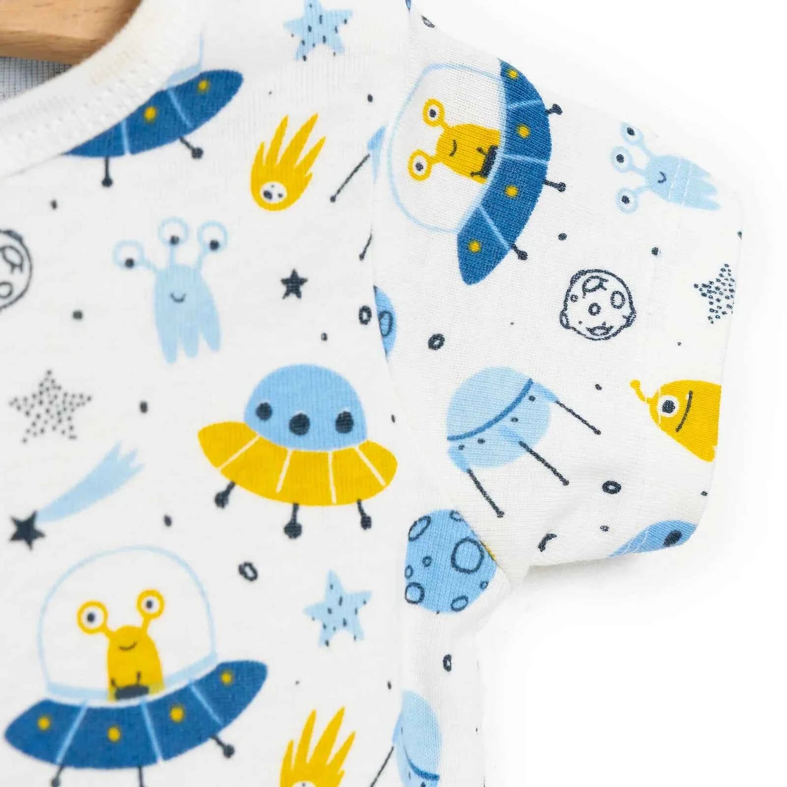 HelloBaby Baby Boy Short Sleeve  Body - White