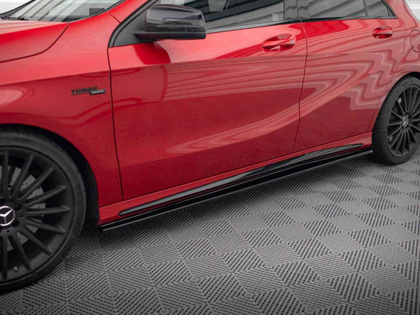Maxton Design - SIDE SKIRTS DIFFUSERS MERCEDES CLA 45 AMG C117 (FACELIFT) (2017-UP) & A W176 AMG FACELIFT (2015-2018)