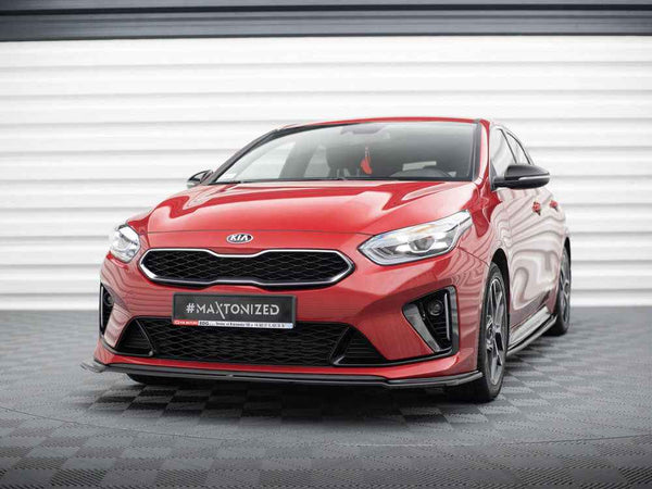 Maxton Design - FRONT SPLITTER V.2 KIA CEED GT / GT-LINE MK3 / PROCEED MK1