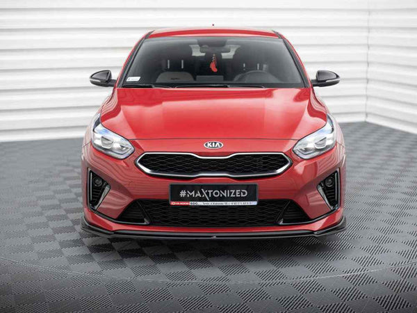 Maxton Design - FRONT SPLITTER V.2 KIA CEED GT / GT-LINE MK3 / PROCEED MK1
