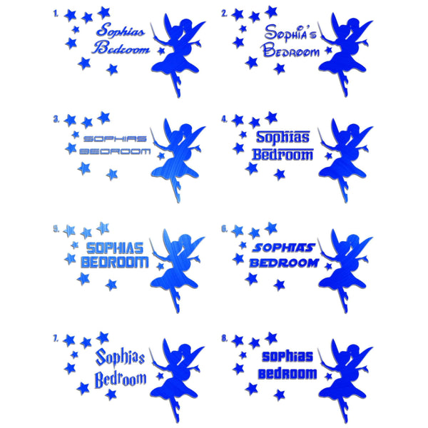 Girls Bedroom Door Sticker