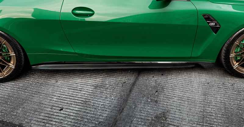 BMW M4 G82 G83 EVO-S Gloss Black Side Skirts by ZAERO (2021+)