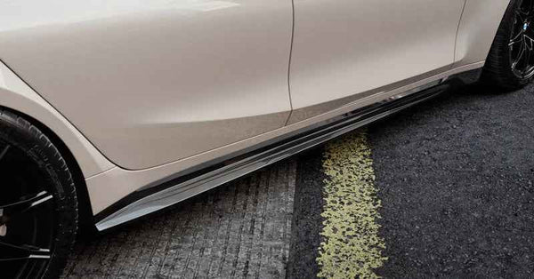 BMW M3 G80 G81 EVO-S Gloss Black Side Skirts by ZAERO (2021+)