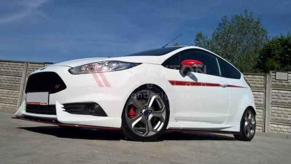 Maxton Design - FRONT SPLITTER FIESTA MK7 ST FACELIFT 2013-UP (FIT MAXTON FRONT BUMPER)