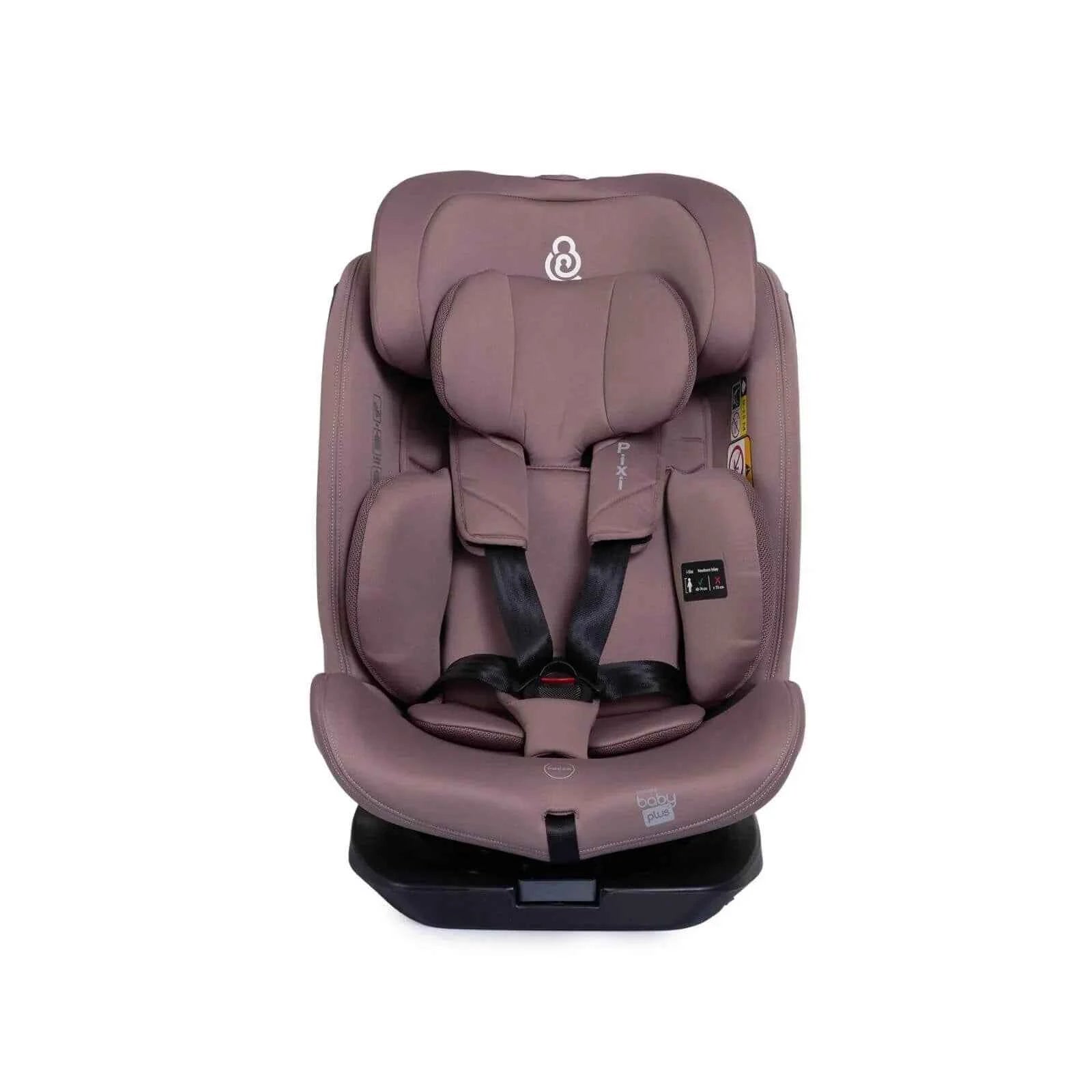 baby plus Pixi i-Size Group 0+/1/2/3 (Birth to 12 Years) Car Seat - Pink