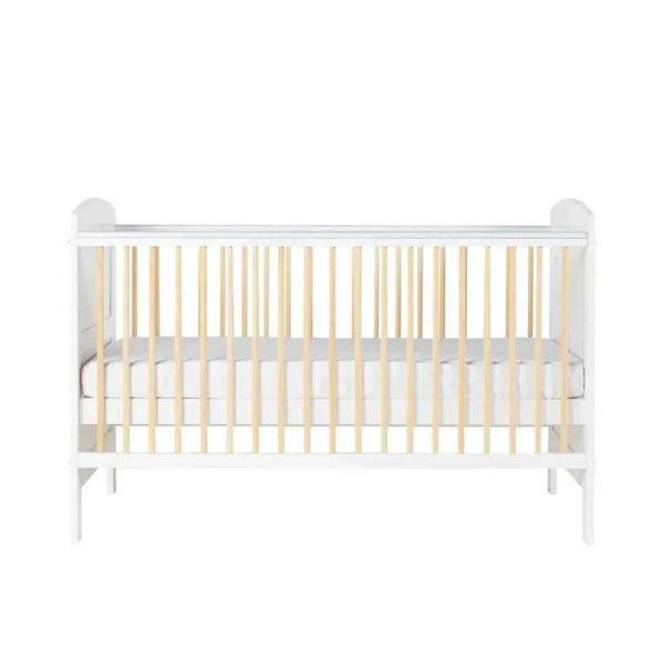 Ickle Bubba Coleby Scandi Cot Bed Scandi White - Without Mattress