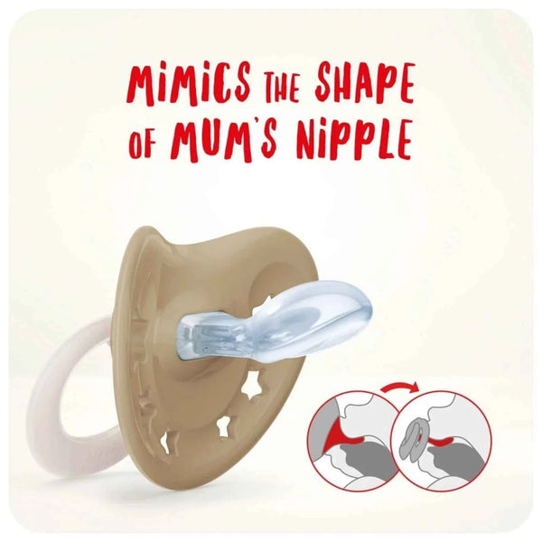 NUK Signature Silicone Soothers 0-6 months - Night Blue