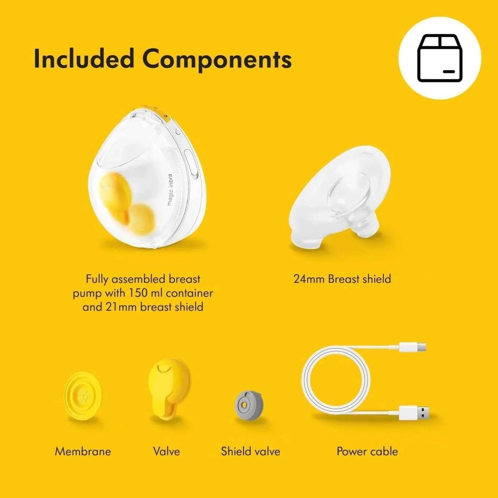 Medela Magic InBra Wearable Double Electric Breast Pump