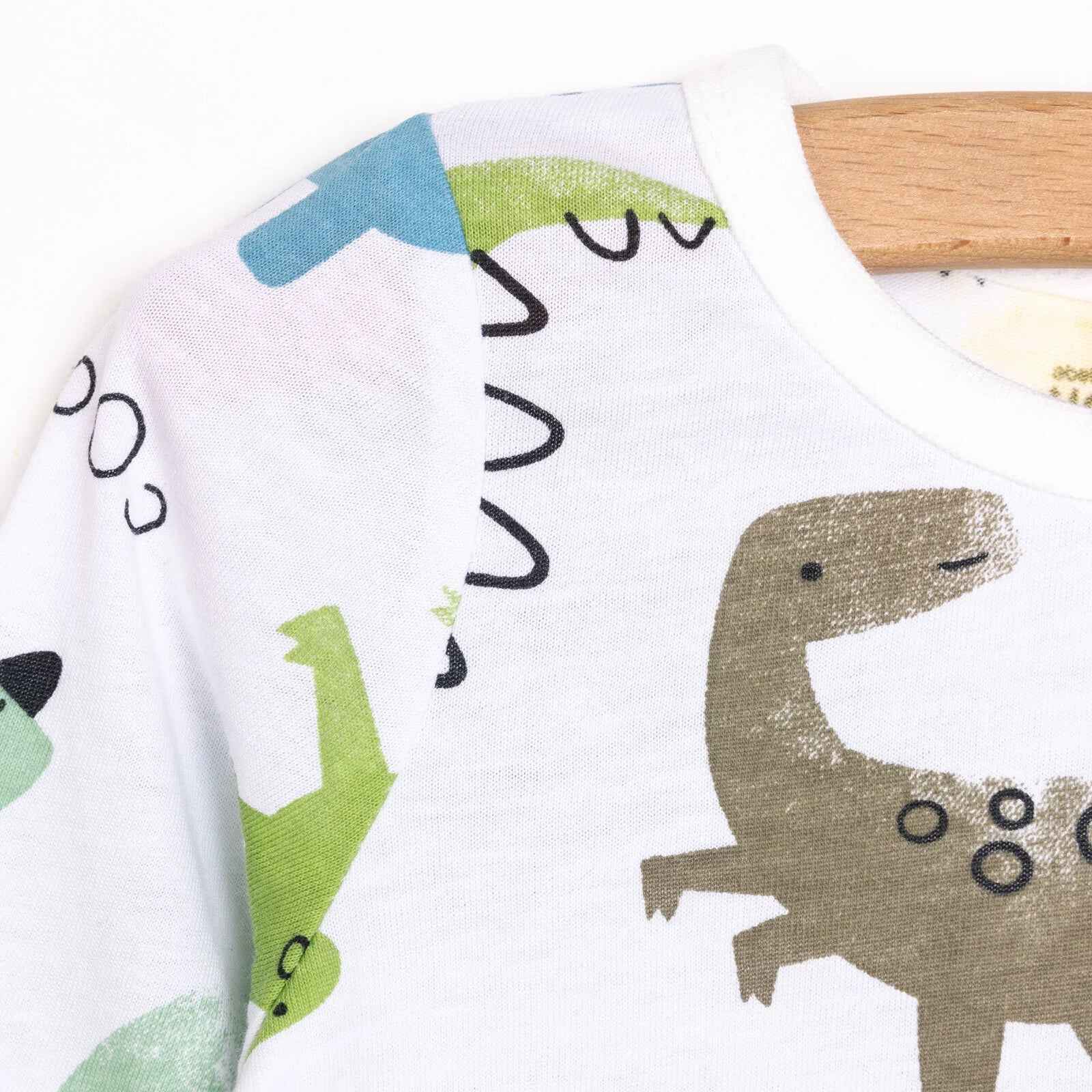 HelloBaby Baby Boy Long Sleeve Pyjamas Set - White