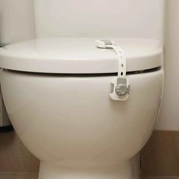 Dreambaby Twist 'N Lock Multi-Purpose Safety Latch Polybag Pack of 6 - White & Grey