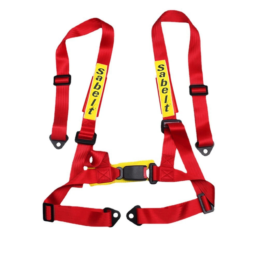 JDM Universal 2Inch 4 Point Racing Sabelt Quick Release Seat Belt Harness 2" Rally Drift Car 4 Point OMP Belts Safety Harness