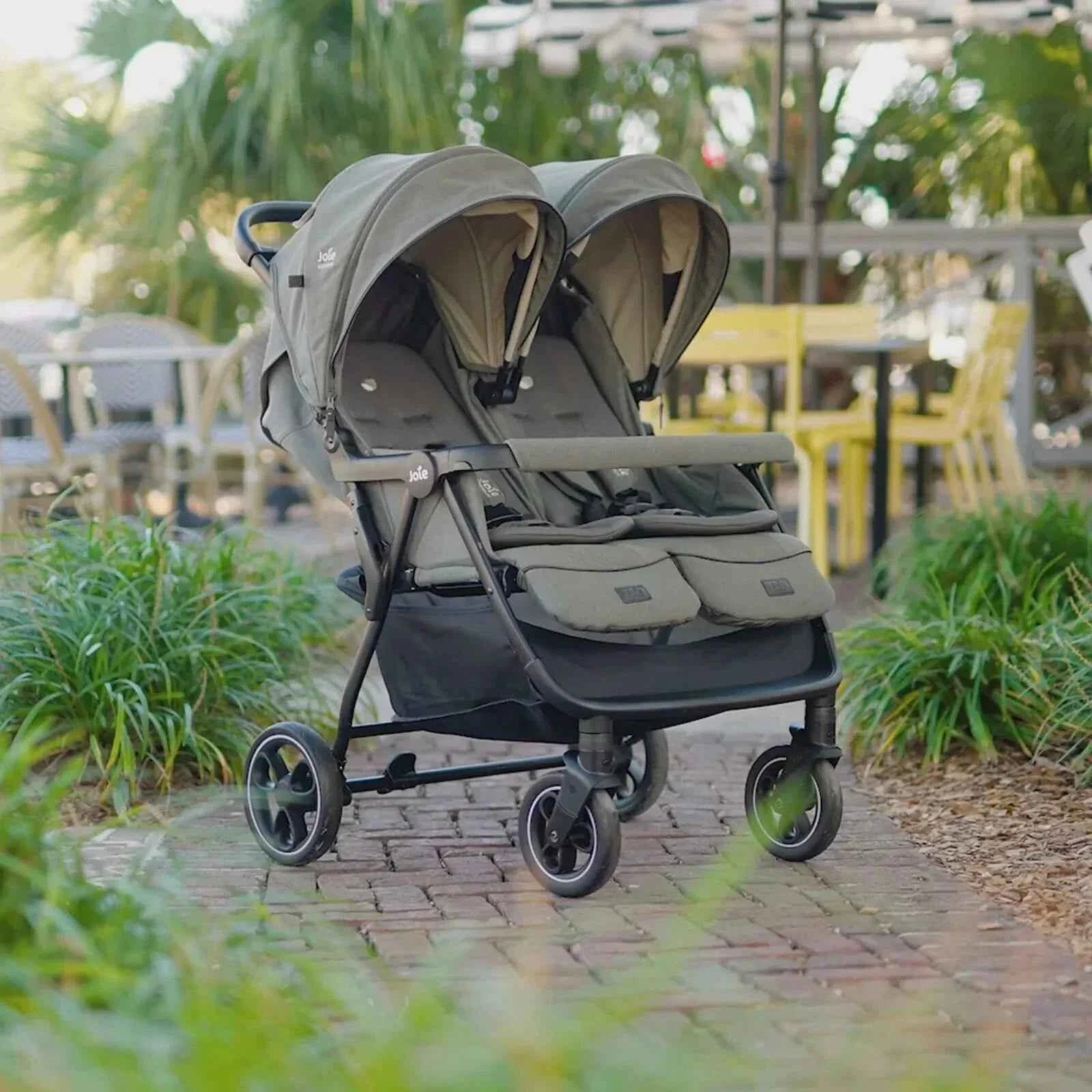 Joie Estrella Signature Double Stroller - Evergreen