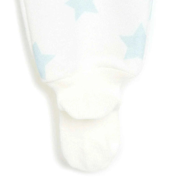 HelloBaby Newborn Baby Boy Footed Jumpsuit - Ecru