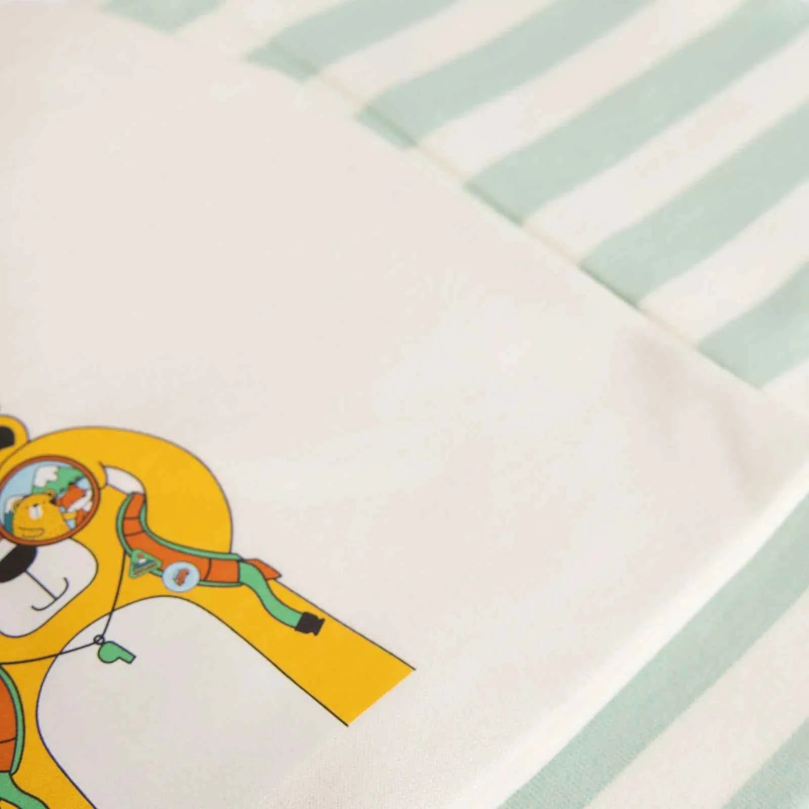 Little Plane Hello Camper Baby Boy 2 Pcs Beanies - Green