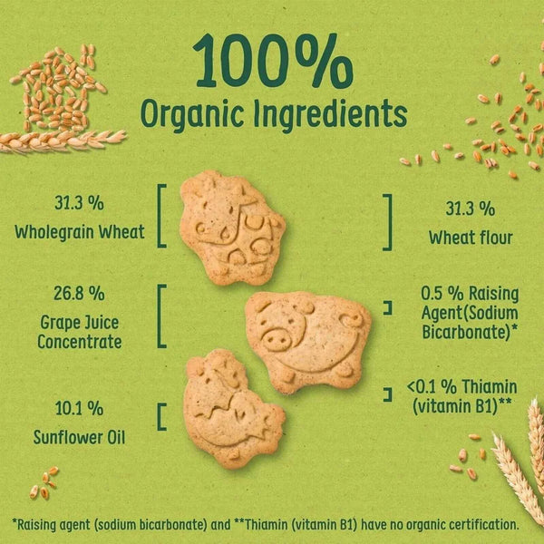 Organix Farm Animal Biscuits 12+ months 100g