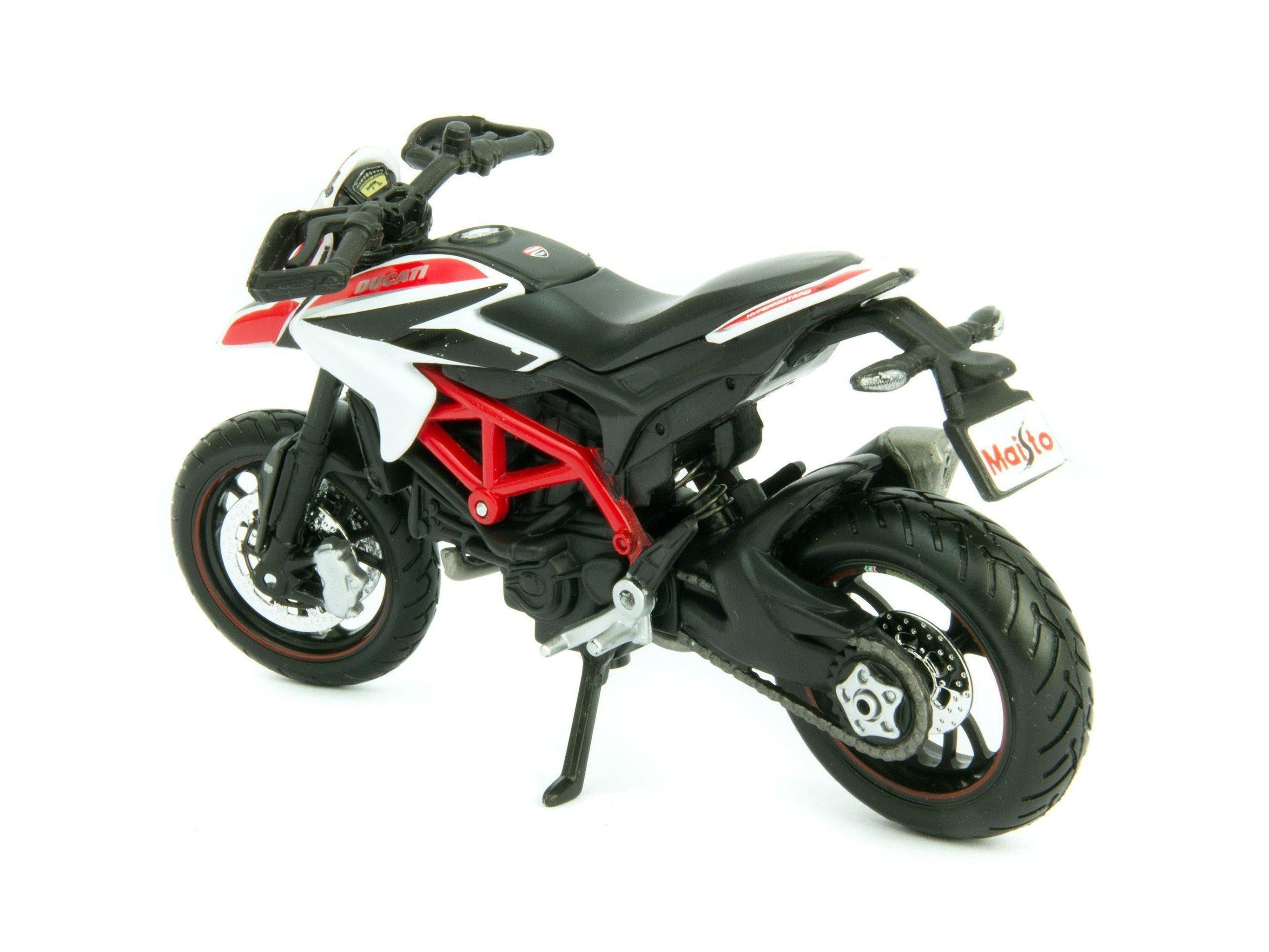 Ducati Hypermotard 2013 white - 1:18 Scale Motorbike Model